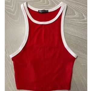 Zara Ribbed Tank Top NWOT